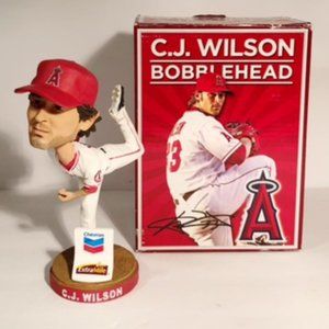 Los Angeles Angels C.J. Wilson Bobblehead MLB SGA NIB - New in Box!